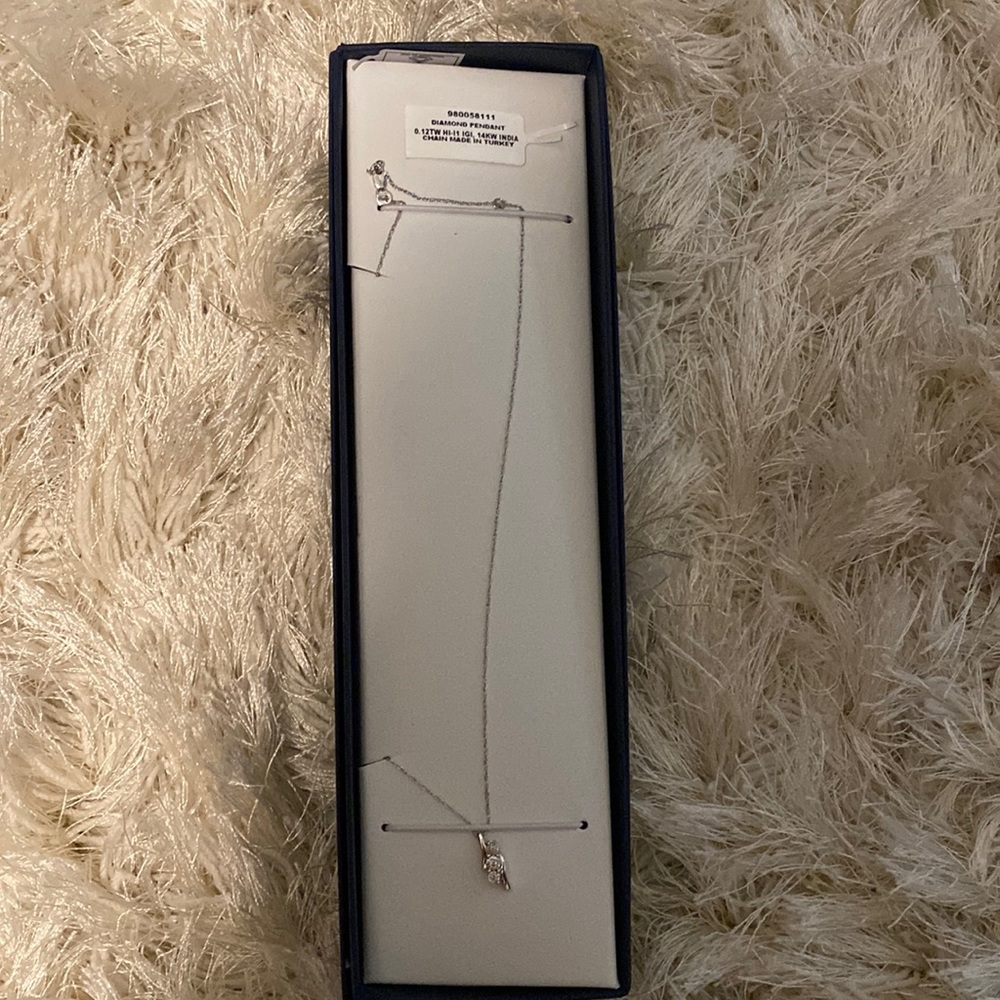 White Gold Diamond Pendant